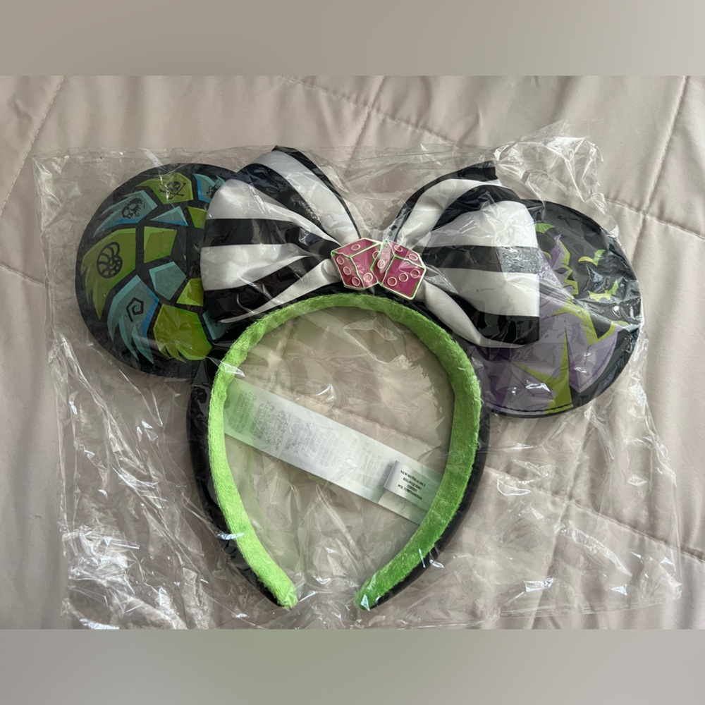 Oogie Boogie Headband Nightmare Christmas Glow in DARK Disney Parks NWOT